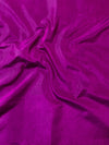 Banarasee Zari Work Semi Katan Salwar Kameez Fabric With Dupatta-Wine