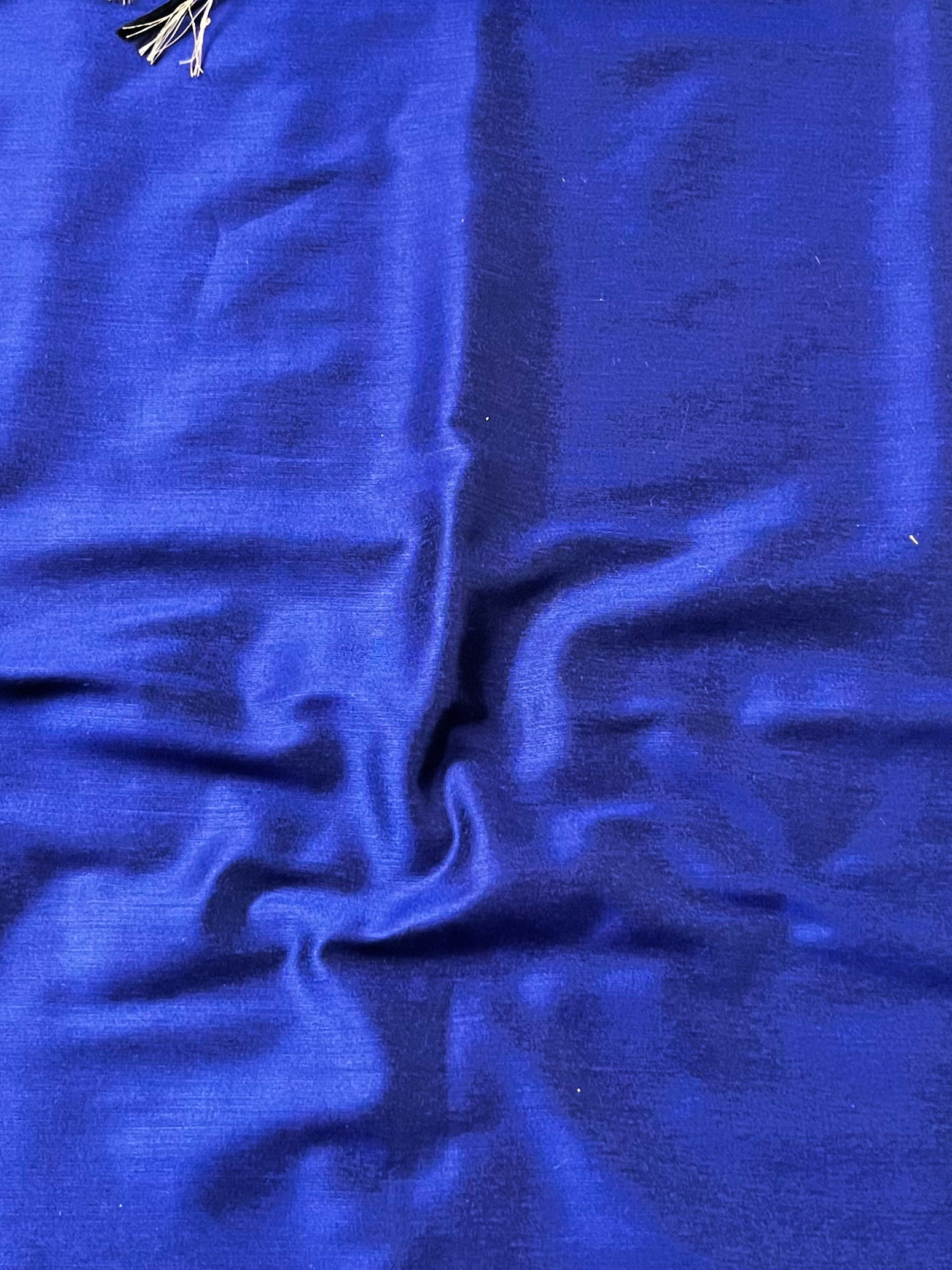 Banarasee Cotton Silk Resham Work Salwar Kameez Fabric With Dupatta-Blue