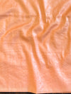 Banarasee Cotton Silk Zari Work Salwar Kameez Fabric With Dupatta-Peach