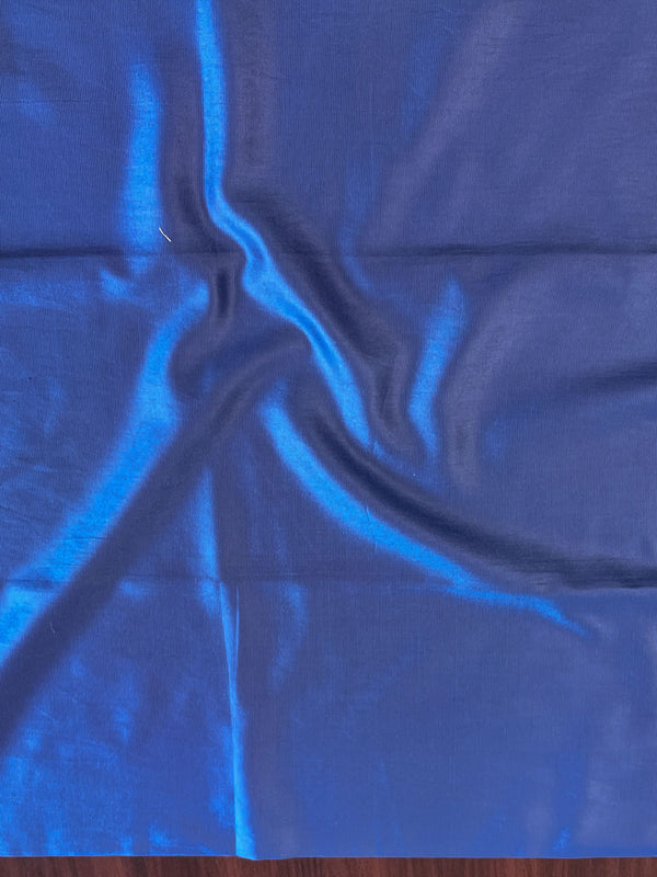 Banarasee Art Silk Zari Design Salwar Kameez With Dupatta Set-Cobalt Blue