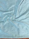 Banarasee Tissue Zari Work Salwar Kameez Fabric With Dupatta Set-Blue