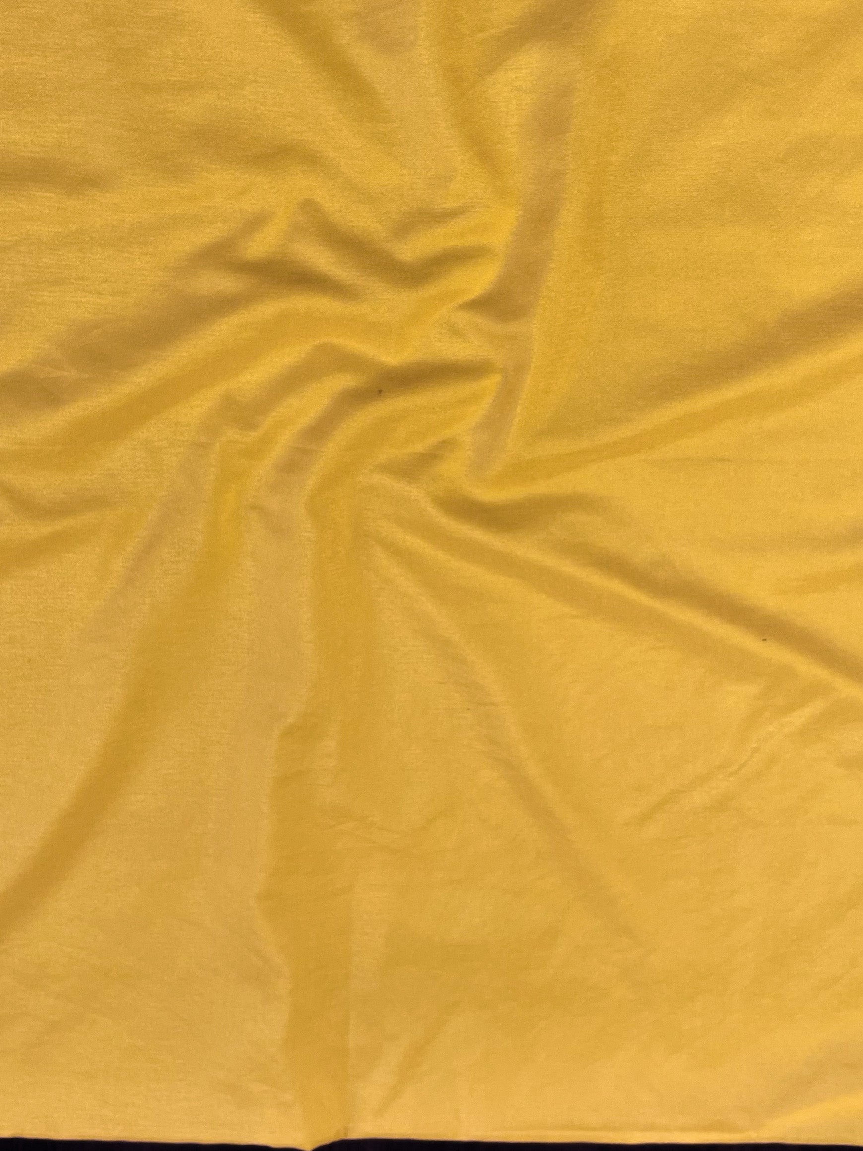 Banarasee Cotton Silk Zari Work Salwar Kameez Fabric With Dupatta-Yellow