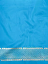 Banarasee Handwoven Cotton Silk Saree Zari Buti & Border-Light Blue