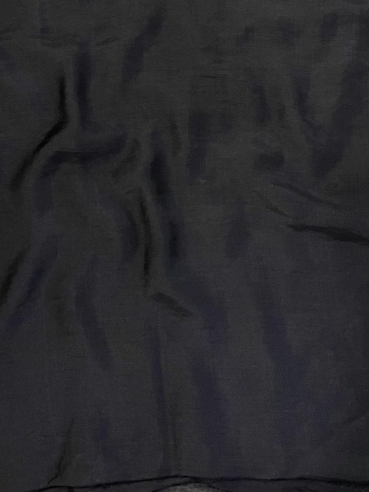 Banarasee Cotton Silk Salwar Kameez Fabric With Dupatta Set & Resham Work-Black