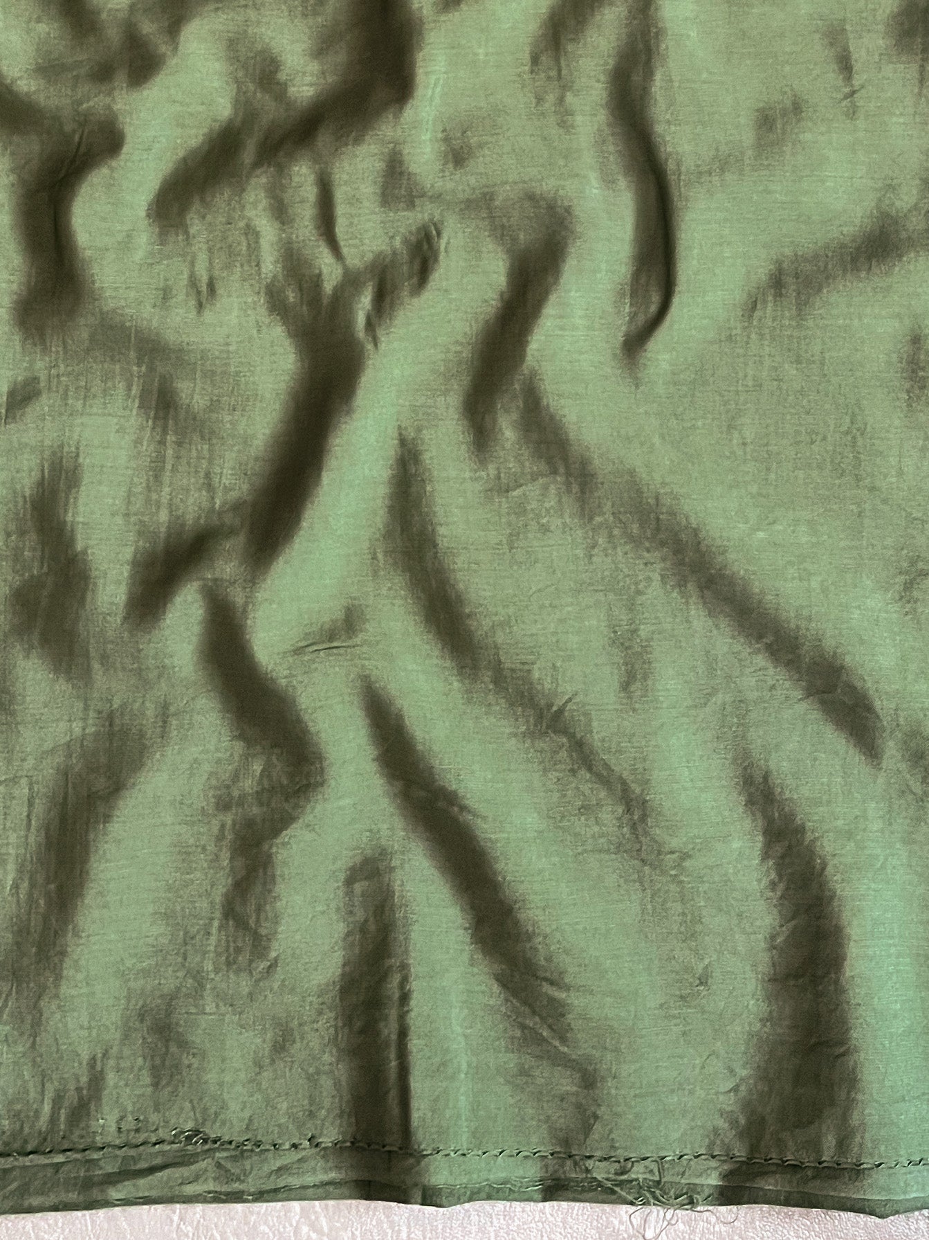 Banarasee Cotton Silk Salwar Kameez Fabric With Dupatta Set & Resham Work-Grey