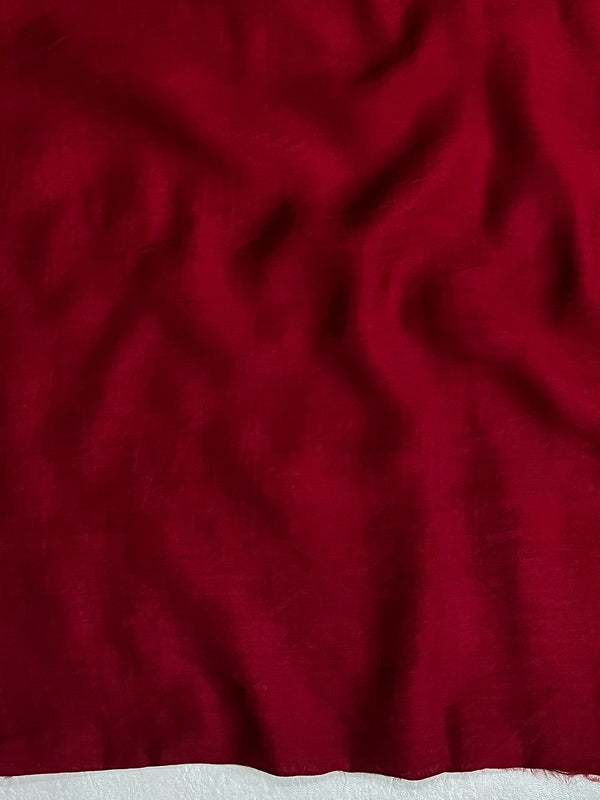 Banarasee Cotton Silk Salwar Kameez Fabric With Dupatta Set & Resham Work-Maroon
