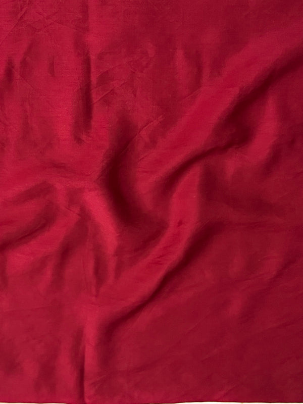 Banarasee Cotton Silk Salwar Kameez Fabric With Dupatta Set & Resham Work-Maroon