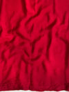 Banarasee Cotton Silk Salwar Kameez Fabric With Dupatta Set & Resham Work-Red