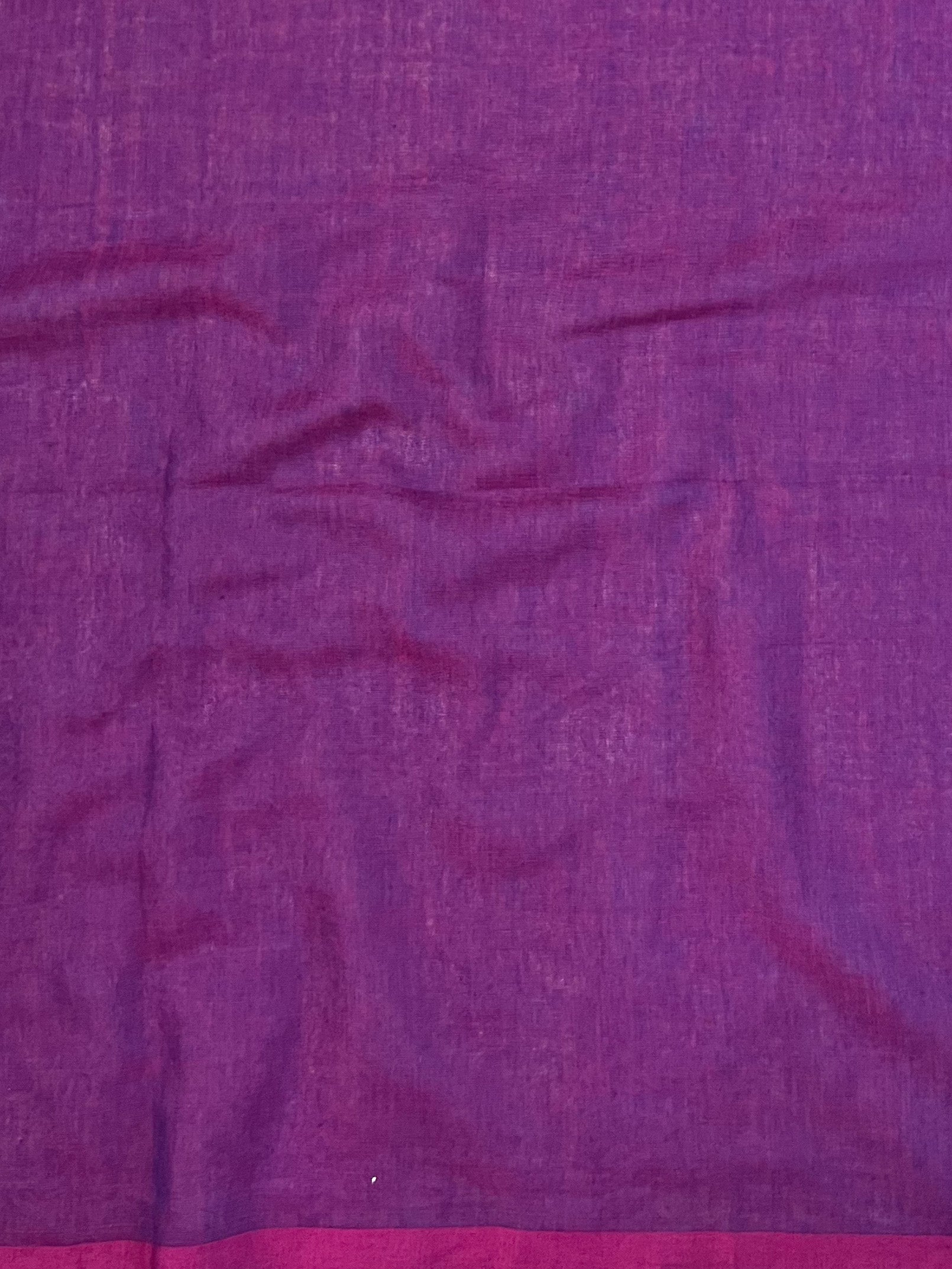 Handloom Mul Cotton Saree With Sequin Work-Purple