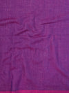 Handloom Mul Cotton Saree With Sequin Work-Purple