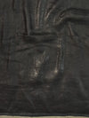 Bhagalpur Handloom Pure Linen Cotton Saree-Black