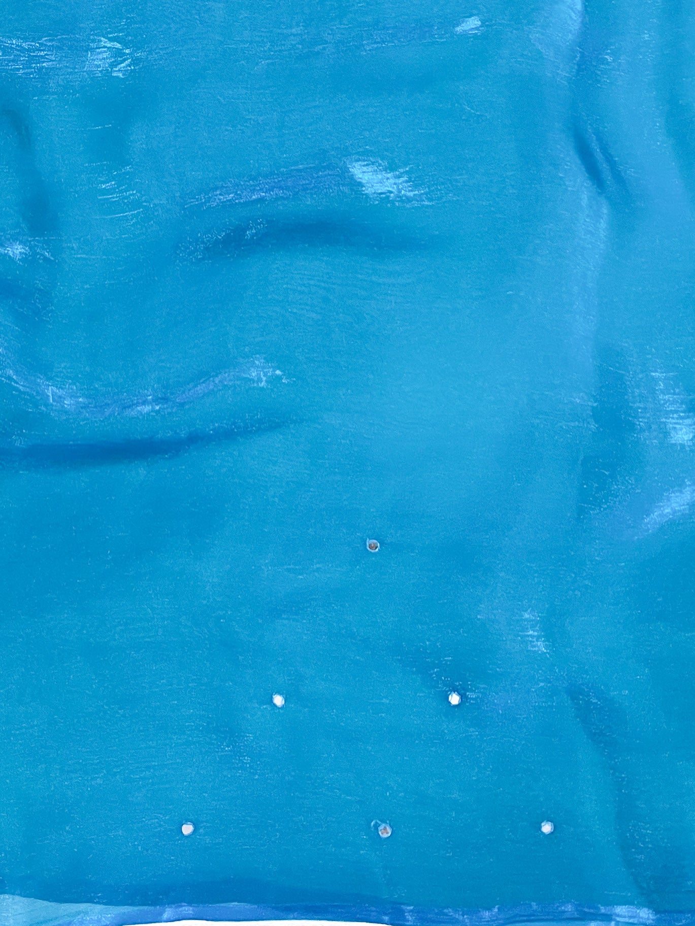 Banarasee Dual Shaded Chiffon Saree With Mirror Work-Teal Blue