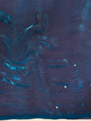 Banarasee Dual Shaded Chiffon Saree With Mirror Work-Blue