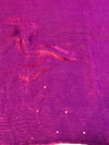 Banarasee Dual Shaded Chiffon Saree With Mirror Work-Maroon