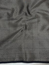 Banarasee Handwoven Semi Silk Saree With Zari Border-Black
