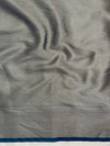 Banarasee Organza Mix Saree With Zari Buta Design & Floral Border-Cobalt Blue