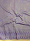 Banarasee Digital Printed Tissue Saree With Lace-Light Purple