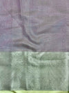 Banarasee Handloom Tissue Saree With Silver Zari Border-Lavender