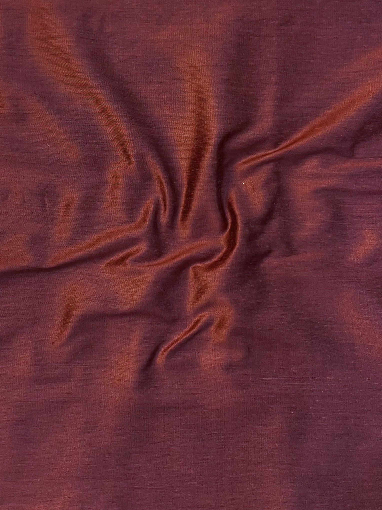 Banarasee Cotton Silk Zari Buti Salwar Kameez Fabric With Contrast Dupatta Set-Burgundy & Beige