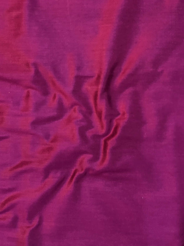Banarasee Cotton Silk Zari Woven Salwar Kameez Dupatta Set-Magenta