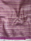 Banarasee Handwoven Tissue Saree With Sona Rupa Zari Buti Design-Deep Pink