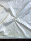 Banarasee Handloom Plain Mashru Silk Saree-Off White