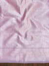 Banarasee Organza Mix Saree With Resham Jaal Design-Light Pink