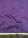 Banarasee Handloom Chanderi Cotton Saree With Applique Work & Lace-Violet