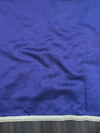 Banarasee Handloom Chanderi Cotton Saree With Applique Work & Lace-Royal Blue