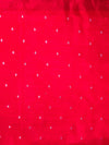 Banarasee Handloom Semi Silk Saree With Sona Rupa Zari Work & Border-Red