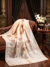 Banarasee Pure Organza Silk Saree With Resham Embroidery-Cream