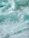 Banarasee Pure Organza Silk Saree With Resham Embroidery-Mint Blue
