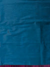 Banarasee Brocade Salwar Kameez Fabric With Jaal Design Contrast Dupatta-Teal Blue & Peach