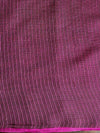 Banarasee Pure Kota Doria Saree With Embroidery Work-Plum