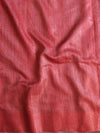 Bhagalpur Cotton Silk Ghichha Work Embroidered Saree-Red