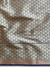 Banarasee Semi-Silk Saree with Zari Paithani Border-Blue