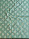Banarasee Chanderi Cotton Shaded Salwar Kameez Fabric With Dupatta-Pastel Green