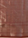 Banarasee Handloom Pure Chiniya Silk Saree With Zari & Meena Work-Dark Maroon