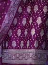 Banarasee Faux Georgette Zari Work Salwar Kameez Fabric With Dupatta Set-Wine