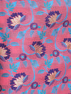 Banarasee Handloom Chanderi Salwar Kameez Fabric With Meena & Zari Design-Pink