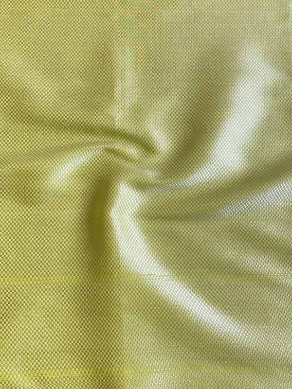 Banarasee Organza Mix Saree With Silver Zari-Yellow