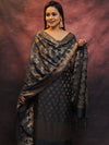 Banarasee Salwar Kameez Semi Katan Silk Fabric With Zari Work-Grey