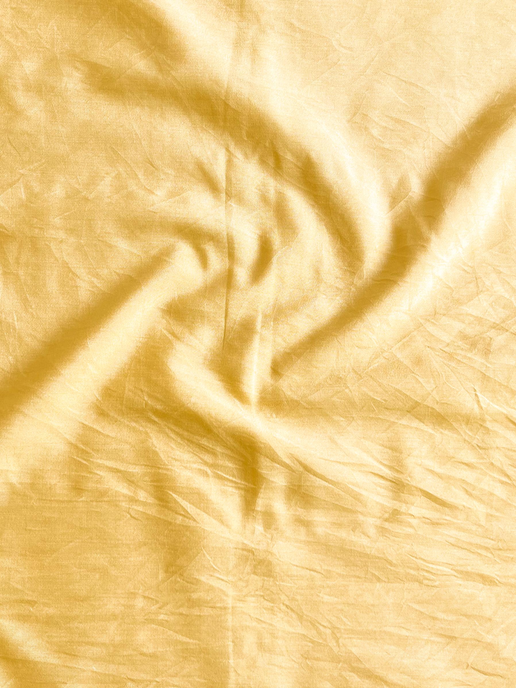 Banarasee Salwar Kameez Semi Katan Silk Fabric With Zari Work-Yellow