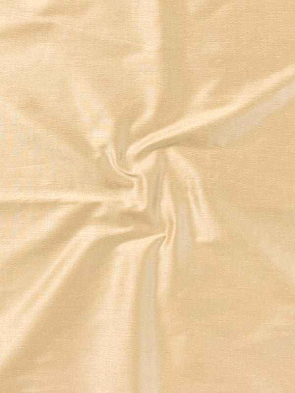 Banarasee Chanderi Cotton Zari Buti Salwar Kameez Fabric With Hand-Painted Dupatta-Peach