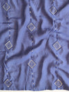 Banarasee Chiffon Bandhani Print Saree With Hand Work-Lilac