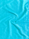 Banarasee Salwar Kameez Semi Katan Silk Zari Buti Fabric With Chiffon Dupatta-Cyan Green