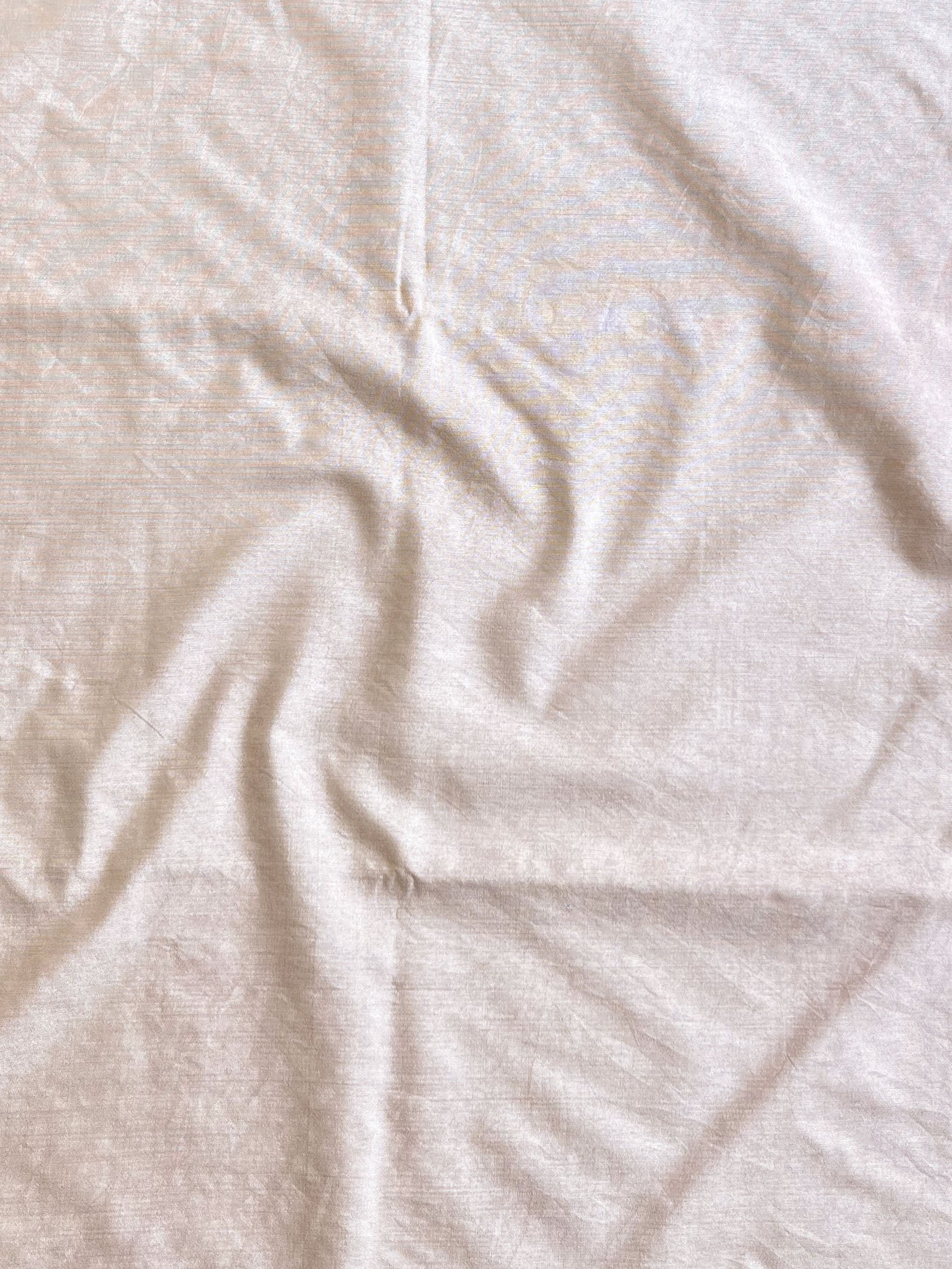 Banarasee Cotton Silk Zari Woven Salwar Kameez Dupatta Set-White