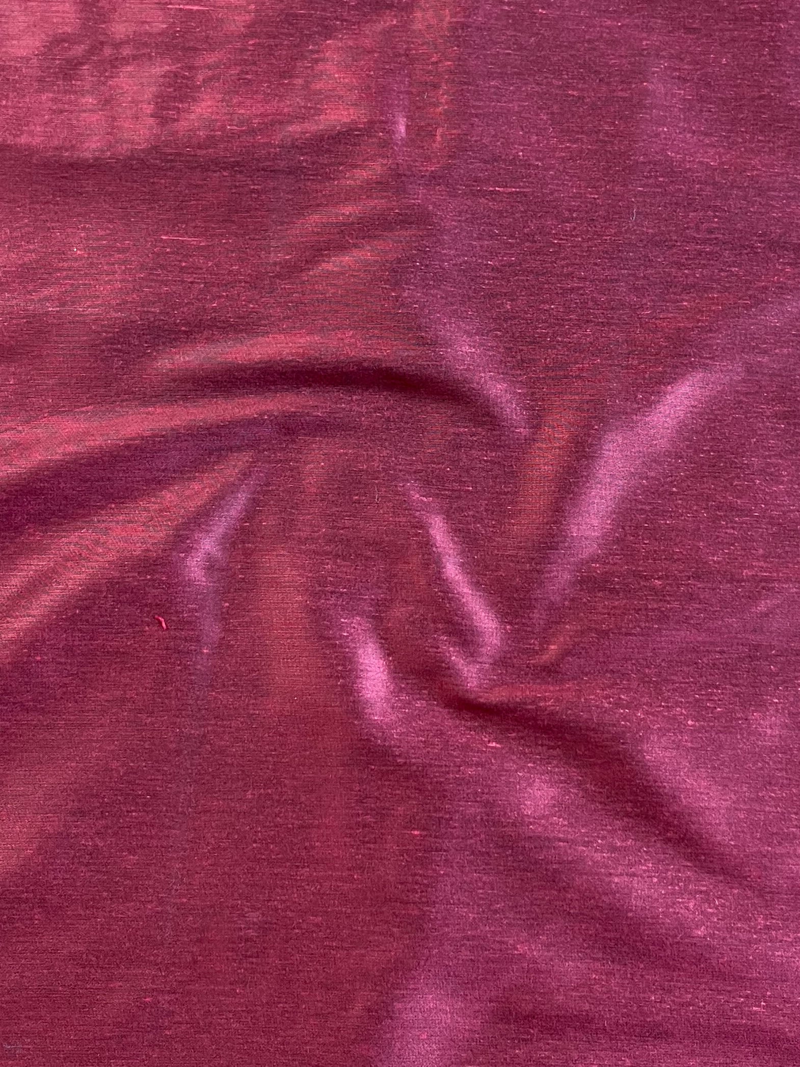 Banarasee Salwar Kameez Cotton Silk Resham Buti Woven Fabric-Wine