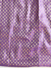 Banarasee Chiffon Bandhani Print Saree With Hand Work-Lavender