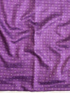 Banarasee Chiffon Bandhani Print Saree With Hand Work-Lavender